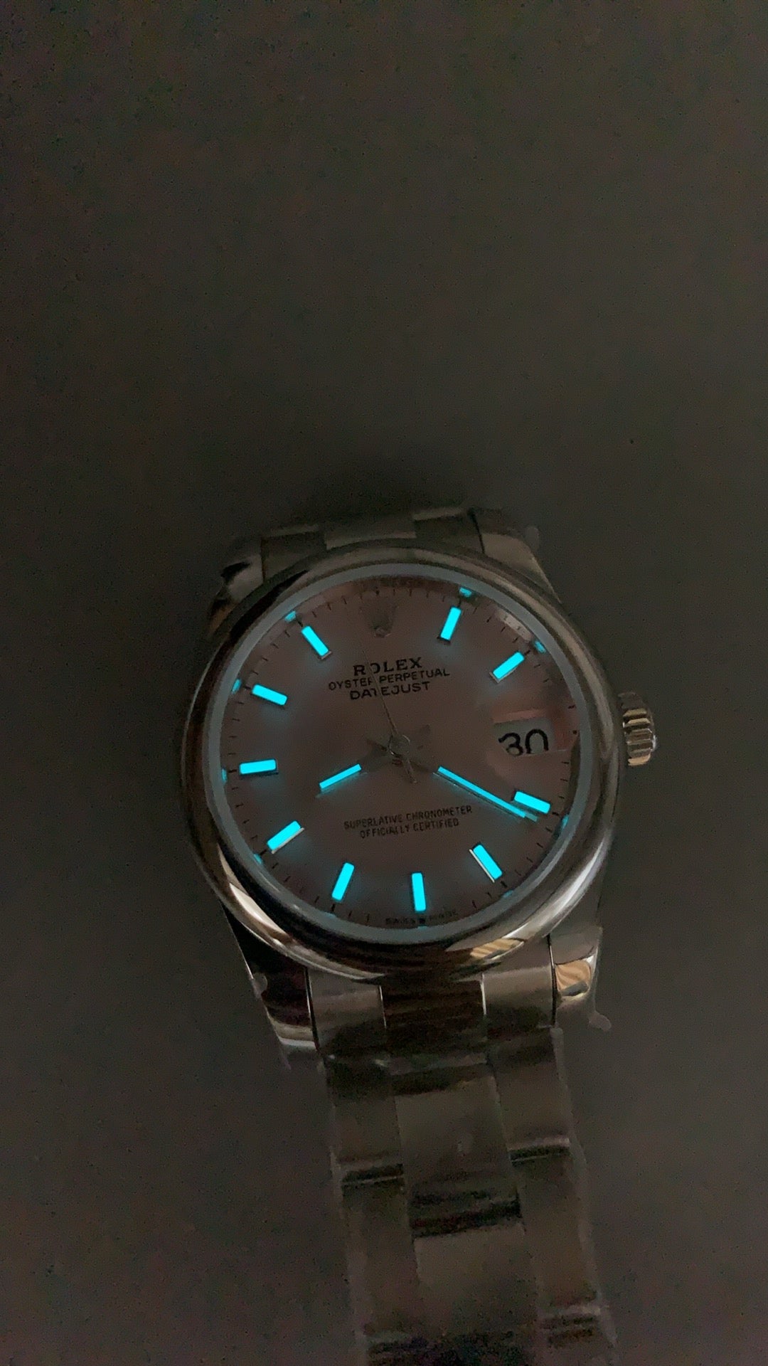 Cartier Santos Chronograph Schwarze Lünette