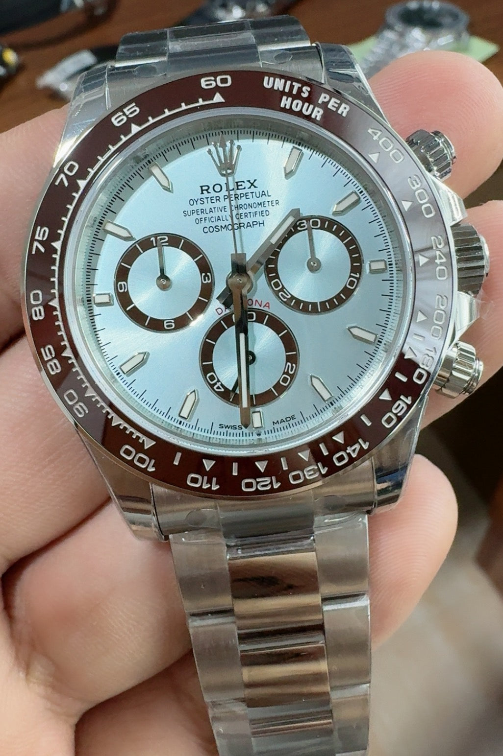 Rolex Cosmograph Daytona "Ice Blue" 40 – VSF SUPER CLONE – 126506 – Oyster-Band
