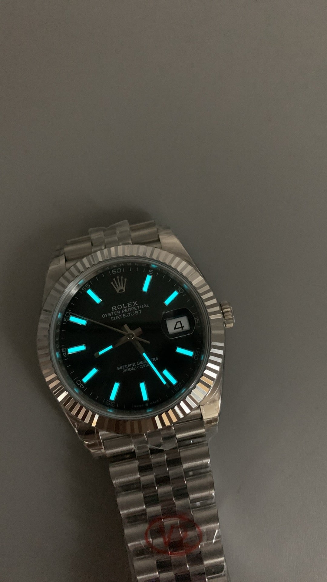 Rolex Datejust 41 126300 Edelstahl Schwarzes Zifferblatt Jubilee