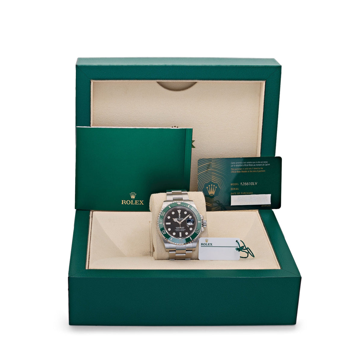 Rolex Submariner Date 126610LV 'Starbucks MK1' Stainless Steel Black Dial (2023) 41 MM