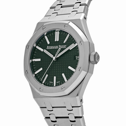 Audemars Piguet Royal Oak 15510ST.OO.1320ST.09 Stainless Steel Green Dial 41 MM