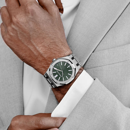 Audemars Piguet Royal Oak 15510ST.OO.1320ST.09 Stainless Steel Green Dial 41 MM