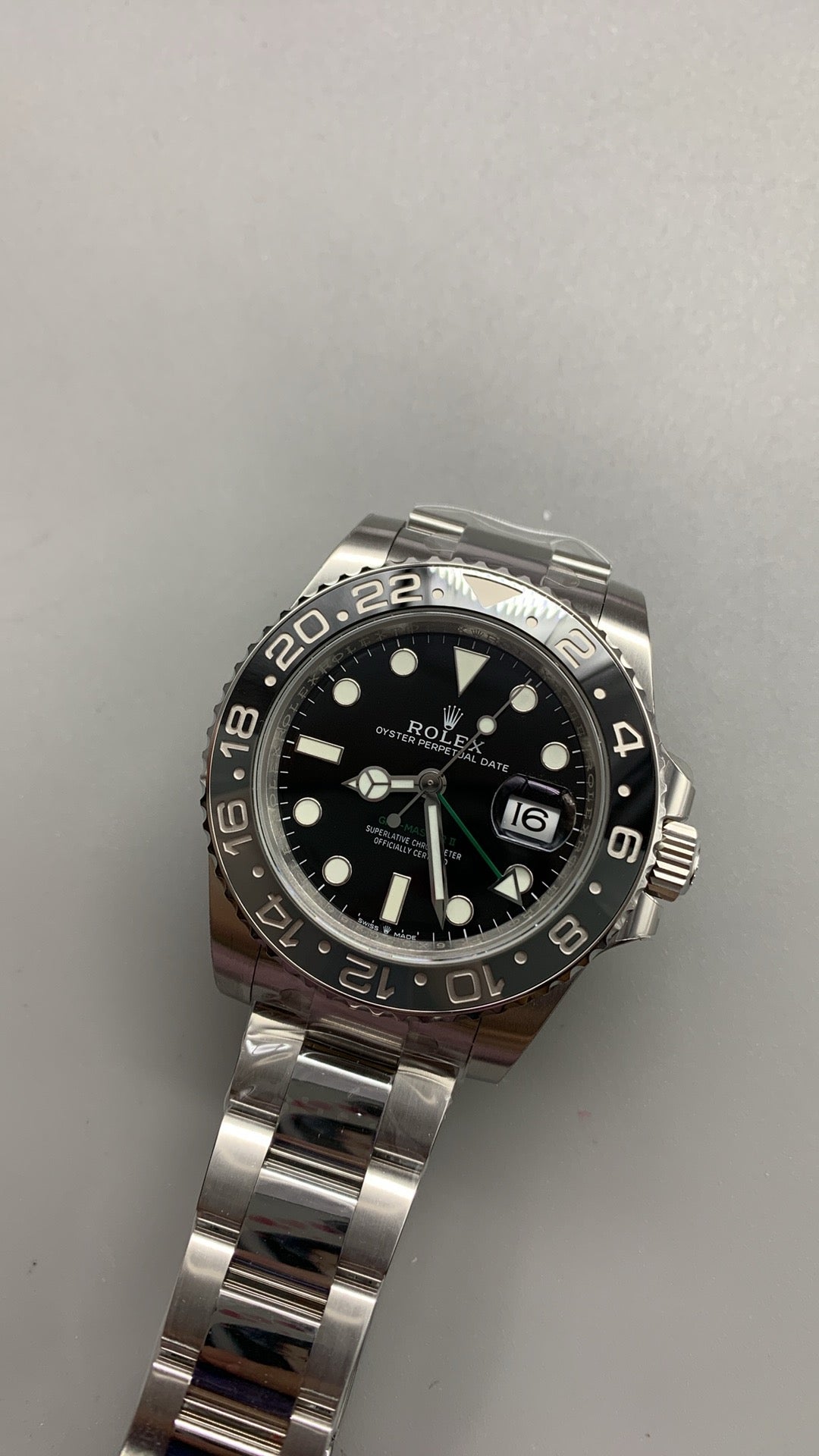 Rolex GMT-Master II 3285 V3 – 126710GRNR 'Bruce Wayne' Stainless Steel Black Dial Oyster (2025) 40 MM