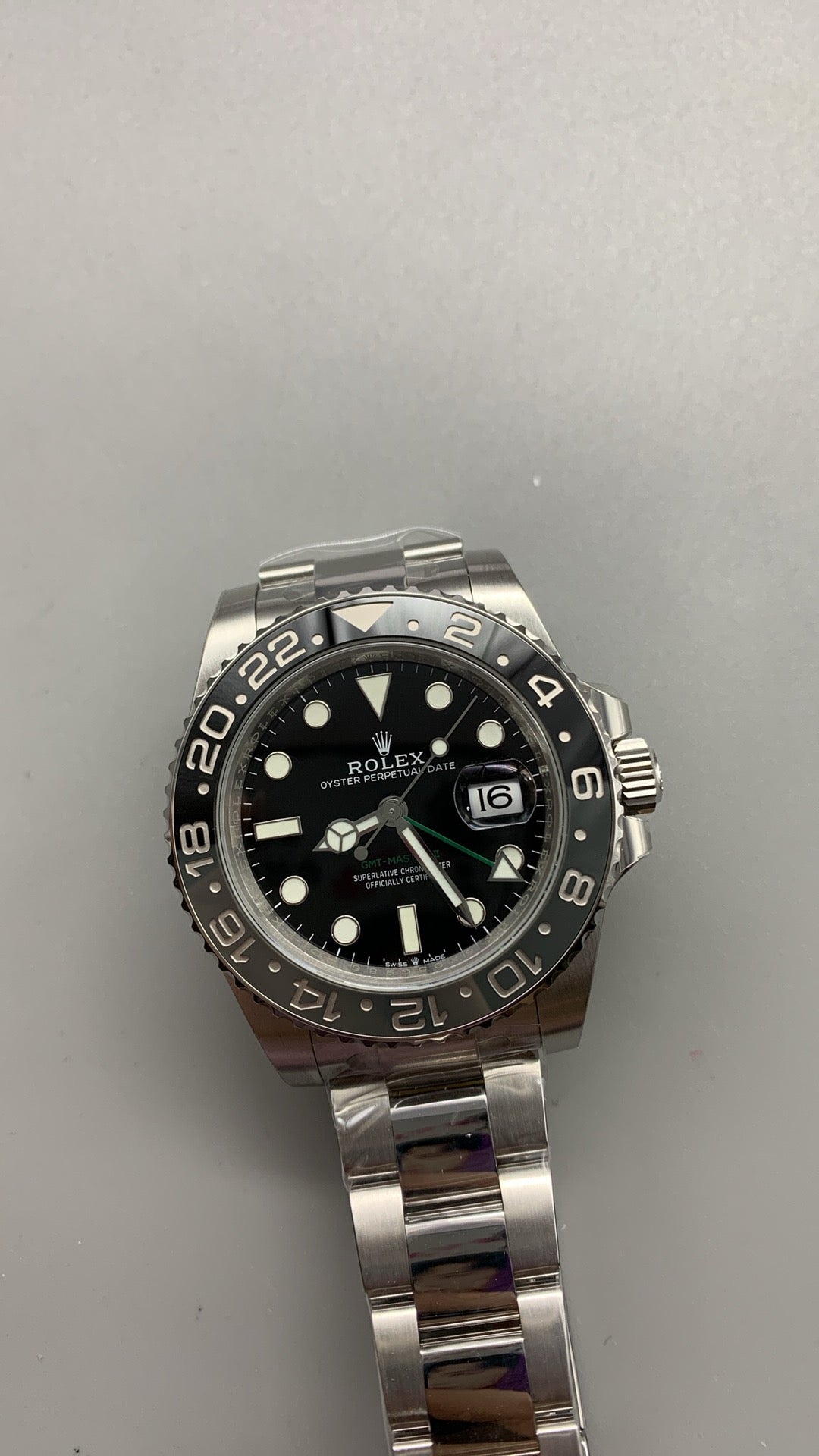 Rolex GMT-Master II 3285 V3 – 126710GRNR 'Bruce Wayne' Stainless Steel Black Dial Oyster (2025) 40 MM