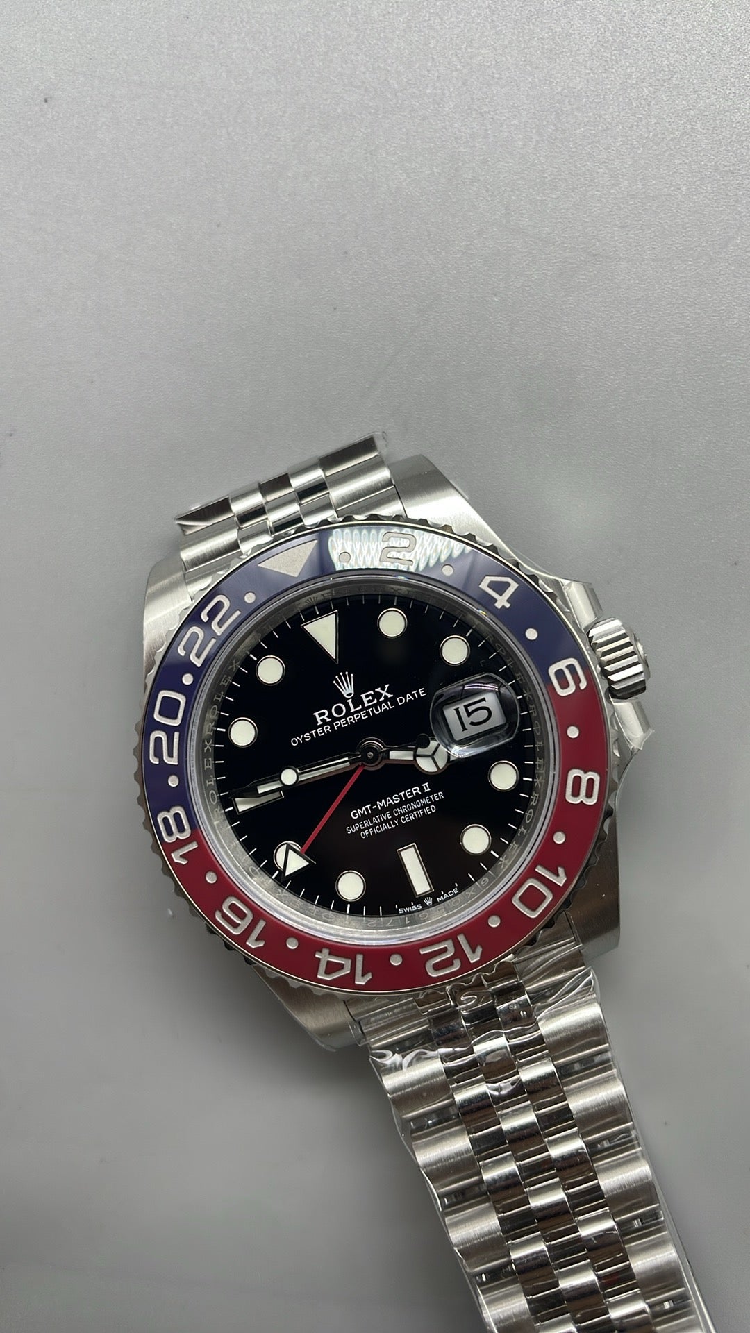 Rolex GMT-Master II 3285 V3 – 126710BLRO 'Pepsi' Stainless Steel Black Dial Jubilee (2025) 40 MM