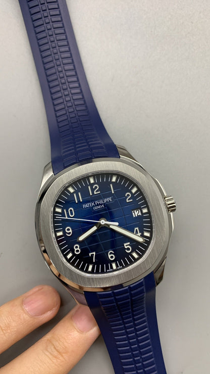 Patek Philippe Aquanaut 3285 V3 – 5168G-001 White Gold Blue Dial (2025) 42.2 MM