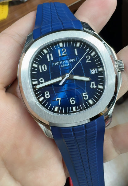 Patek Philippe Aquanaut 3285 V3 – 5168G-001 White Gold Blue Dial (2025) 42.2 MM
