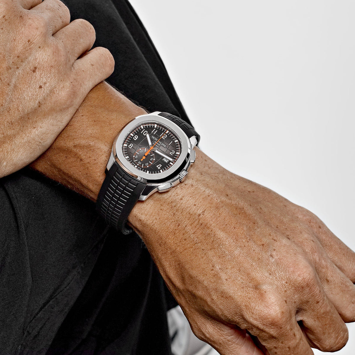 Patek Philippe Aquanaut Chronograph 3285 V3 – 5968A-001 Stainless Steel Black Dial (2024) 42.2 MM
