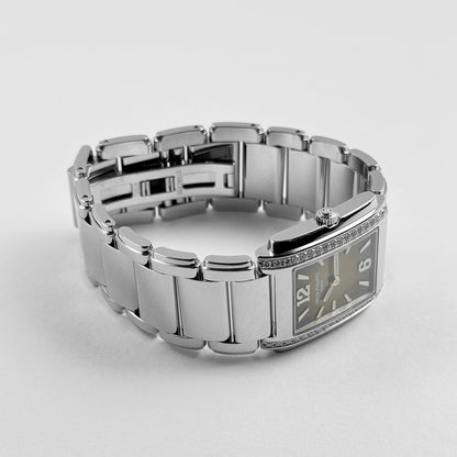 Patek Philippe Twenty-4 4910/1200A-010 'Ladies' Stainless Steel Gray Dial Diamond Bezel Quartz (2024) 25 × 30 MM