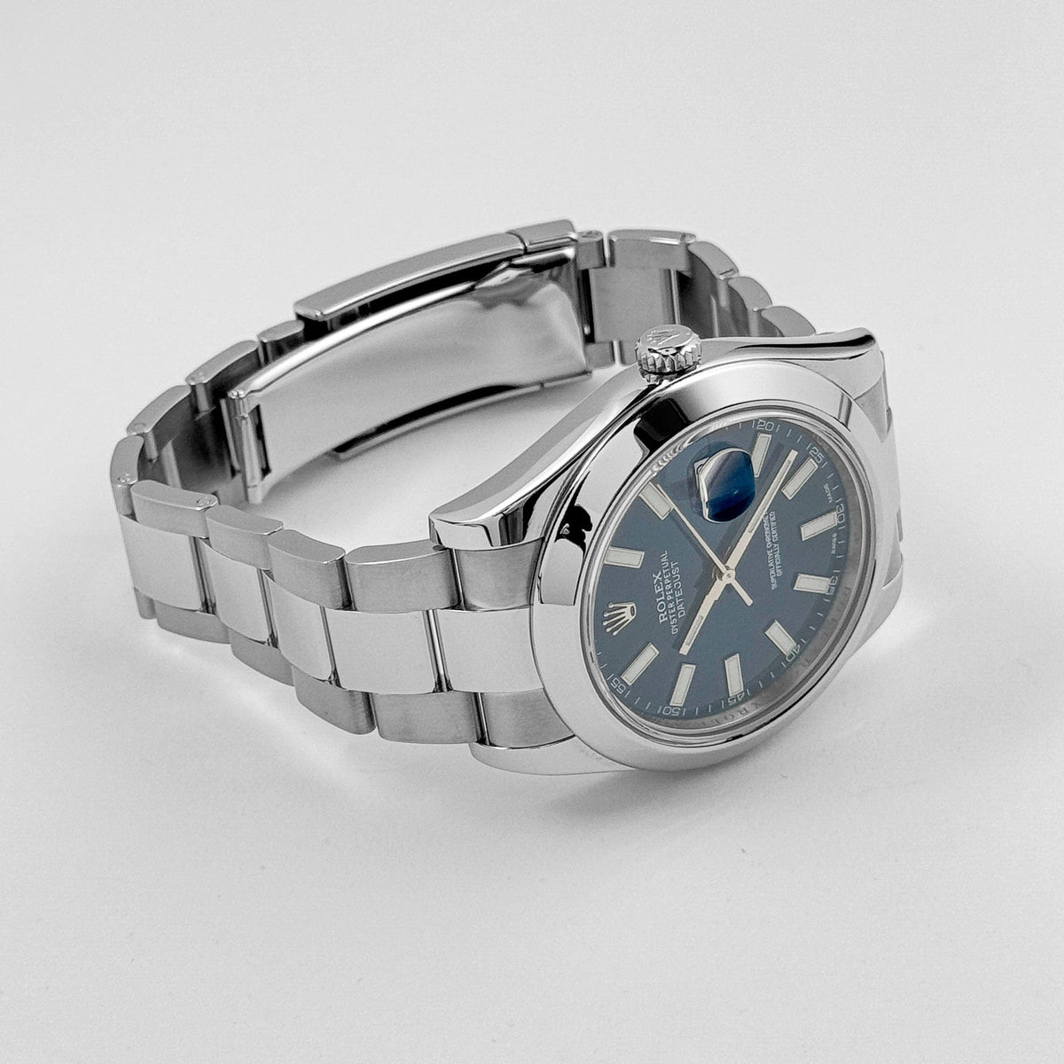 Rolex Datejust 116300 Stainless Steel Blue Dial Oyster 41 MM