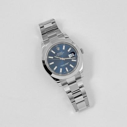 Rolex Datejust 116300 Stainless Steel Blue Dial Oyster 41 MM