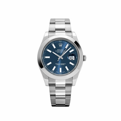 Rolex Datejust 116300 Stainless Steel Blue Dial Oyster 41 MM