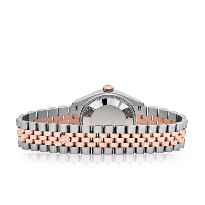 Rolex Datejust 278271 'Ladies' Stainless Steel Rose Gold Silver Diamond Dial (2024) 31 MM