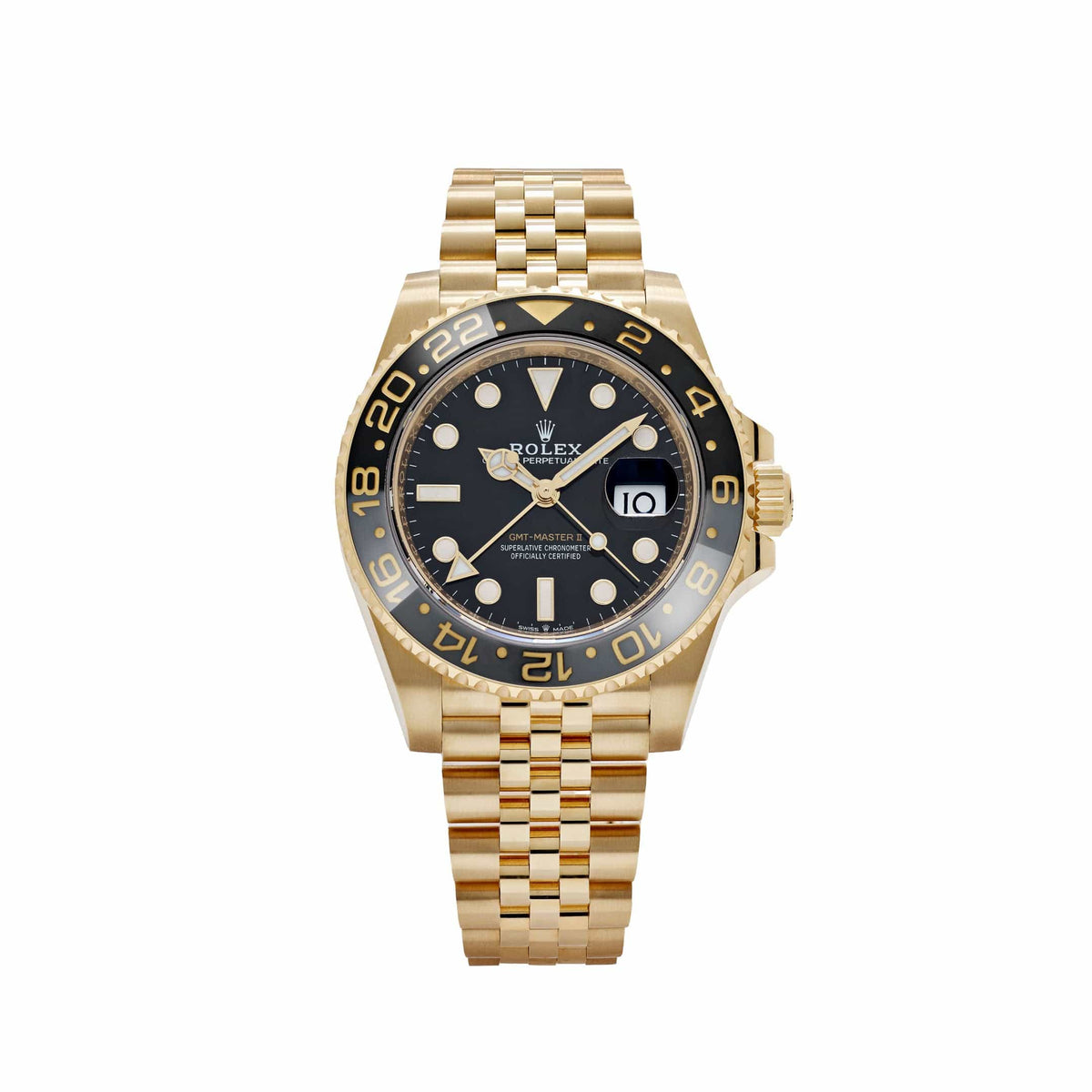 Rolex GMT-Master II 3285 V3 – 126718GRNR Yellow Gold Black Dial Jubilee (2023) 40 MM