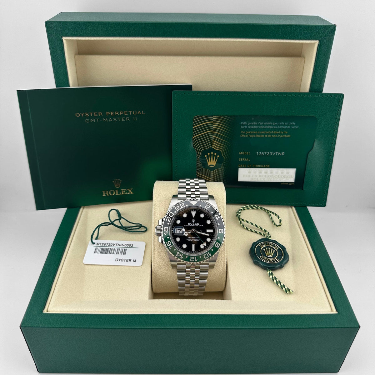 Rolex GMT-Master II 3285 V3 – 126720VTNR 'Sprite' Lefty Stainless Steel Jubilee (2025) 40 MM