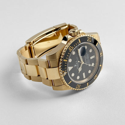 Rolex Submariner Date 116618LN Yellow Gold Black Dial 40 MM